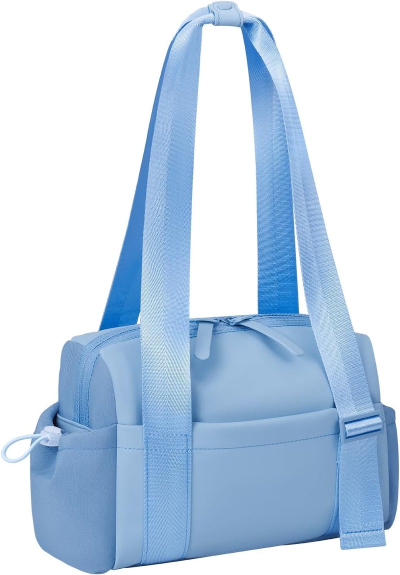 cysiyu Mini Gym Bag for Women Girls Small Gym Tote Bag with Wet Compartment Waterproof Travel Duffle Bag Cute Workout Sport Bag - Image 1